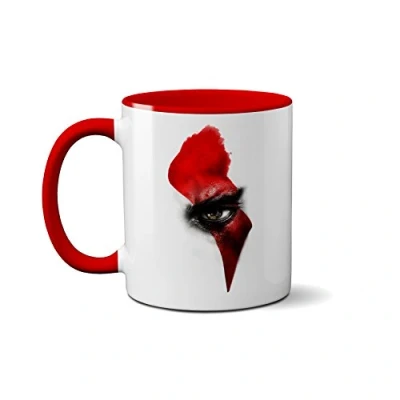 Image of SMARTYPANTS Kratos Eye God of War 10/11 Oz Ceramic Mug (Mug)