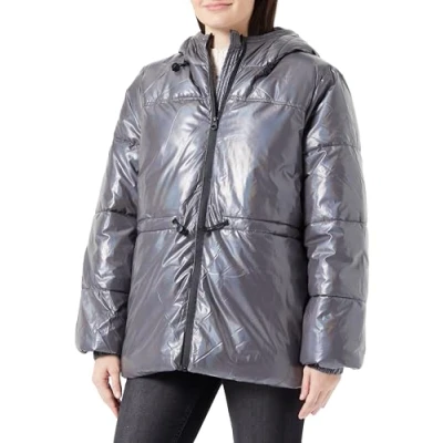 Image of PIECES Women&#039;s Pcjetta Puffer Jacket Quilted, Magnet, S