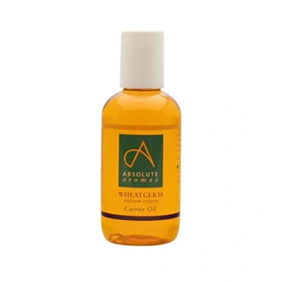 Image of Absolute Aromas Wheatgerm Oil 150ml Pure, Natural, Cold Pressed, Cruelty Free and Vegan Moisturising for Hair, Face Massage