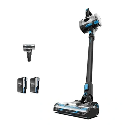 Image of Vax ONEPWR Blade 4 Pet Dual Battery Cordless Vacuum Cleaner with Motorised Tool CLSV B4DP, Graphite/Cyan Blue
