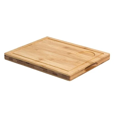 Image of Olympia Steak Board Large with Recess in Bamboo 310(W) x 240(D) mm