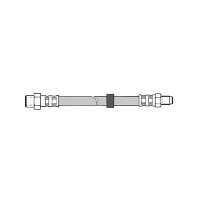 Image of Borg &amp; Beck Brake Hose Fits: Volvo S60, S80, V70, XC70