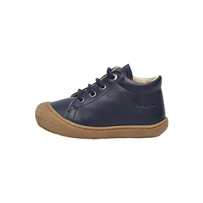 Image of Naturino Cocoon Leather First Steps Shoes Blue 21