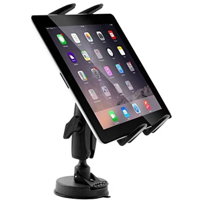 Image of ARKON Mounts Heavy Duty Sticky Suction Tablet Mount Spring Loaded Design 360 Degree Rotation Holder for Car/Truck Dash or Windhshield Fits iPad, Samsung Galaxy Tab, Nexus and More