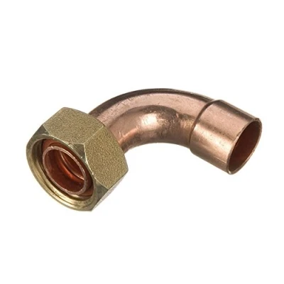 Image of 22mm x 3/4&quot; End Feed Bent Tap Connector