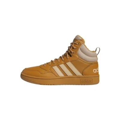 Image of adidas Men&#039;s Hoops 3.0 Mid Lifestyle Basketball Classic Fur Lining Winterized Shoes, mesa/Magic Beige/mesa, 7.5 UK