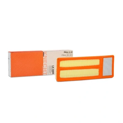 Image of 0000051870040, 0000051920958, 0000051925027, 51870040 Air Filter MAHLE ORIGINAL LX 3465 52mm 131mm 354mm Insert FIAT: Panda III Hatchback