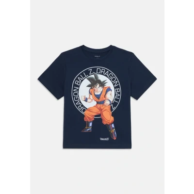 Image of Name it Nkmjes Dragonball BOX Print Tshirt for kids, Size: 6y, Navy blazer