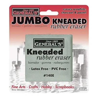 Image of 2 Pack General Pencil Jumbo Grey Kneaded Eraser