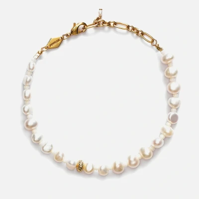 Image of Anni Lu Stellar Pearly 18 Karat Gold Plated and Freshwater Pearl Bracelet