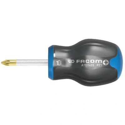 Image of Facom ATD1X25 PROTWIST® Screwdrivers for Phillips Screws Short Blades