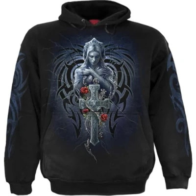 Image of Spiral Grieving Angel Hoody Black S