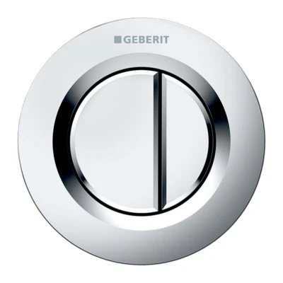 Image of Geberit Type 01 Pnuematic Dual Flush Button For Sigma Concealed Cistern Matt Chrome Plated (116.043.46.1)