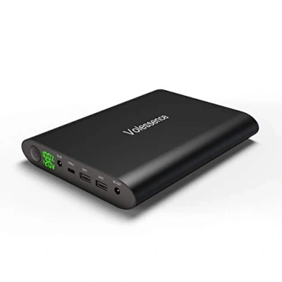 Image of Volessence Laptop Portable Charger 185Wh/50000mAh Power Bank 5/8.4/9/12/16/20V External Battery Pack for Dell HP Lenovo Toshiba ASUS Acer iPad Phone and More