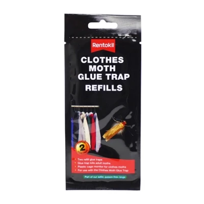 Image of Rentokil Clothes Moth Glue Trap Refill 2 Pack