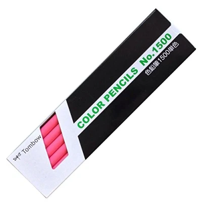 Image of Tombow Colored Pencil 1500, Monochromatic Pink (Japan Import)