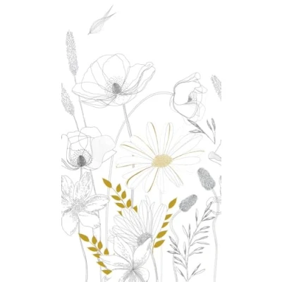 Image of Metropolitan Stories Mural Linear Bouquet II 392131