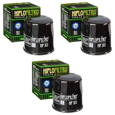 Image of Hiflo 3x Oil Filter NTV 650 Revere 1988 1997 HF303