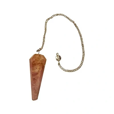 Image of VIE Naturals Pendulum with Chain, Rose Quartz, One