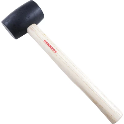 Image of Kennedy Wood Shaft 8oz Rubber Mallet