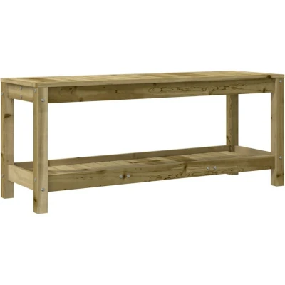 Image of vidaXL Garden Bench 108x35x45 cm Impregnated Wood Pine