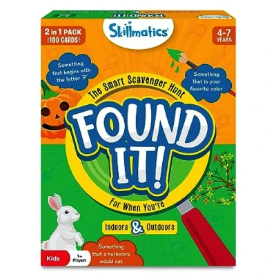 Image of Skillmatics Card Game Found It Indoor &amp; Outdoor Combo, Scavenger Hunt for Kids, Girls, Boys, Fun Family Game, Gifts Ages 4, 5, 6, 7
