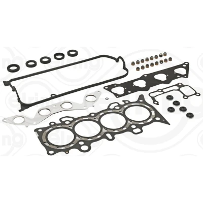 Image of 06110PSHE00, 06110PSME00 Gasket Set, cylinder head ELRING 270.440 with valve stem seals HONDA: CIVIC 7 Hatchback