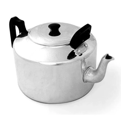 Image of Large Aluminium Catering 6 Pint Teapot w/Lid 3.4ltr