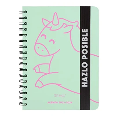 Image of Mr. Wonderful, Teen Planner Small 2023 2024 Weekly Mint, Make it Possible