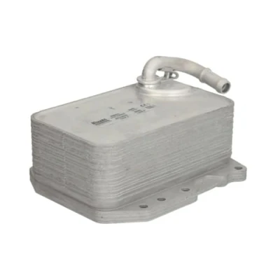 Image of 49870235 oil Cooler NISSENS 90852 Water cooled without filter housing, with gaskets/seals AUDI: A6 C7 Saloon, Allroad, A7 Sportback