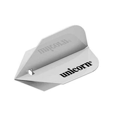 Image of Unicorn Super True Dart Flights Clear Slim Shape Light Durable 125 Micron Polymer