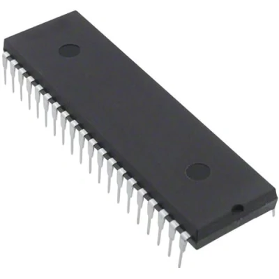 Image of MICROCHIP PIC16F887 I/P 8 Bit Microcontroller, Flash, PIC16F, 20 MHz, 14 KB, 368 Byte, 40 Pins, DIP (1 piece)