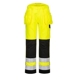 Image of PW2 Hi Vis Holster Trousers (Yellow &amp; Black) UK28 Regular