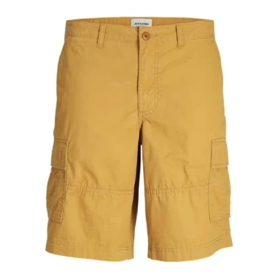 Image of JACK &amp; JONES Men&#039;s Jpstcole Jjcampaign Short Cargo, Honey Mustard, M