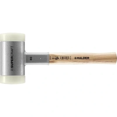 Image of Halder 3366080 Nylon Mallet &quot;Simplex&quot; with Vibration Reducing, Multi Colour, 80 mm
