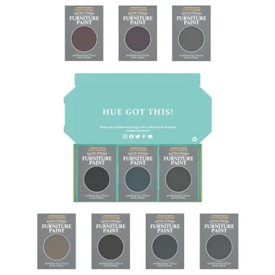 Image of Rust Oleum Furniture Paint in Satin Finish Moody Darks Tester Box
