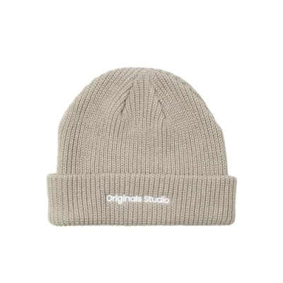 Image of Jack &amp; Jones Jacvesterbro Beanie Beanie, Men&#039;s, Size: One Size, Moonbeam