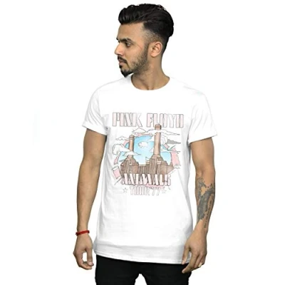 Image of Pink Floyd Men&#039;s Animal Factory T Shirt White Large