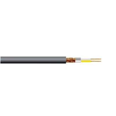 Image of 2 Core Twin Screened Microphone Cable, Black
