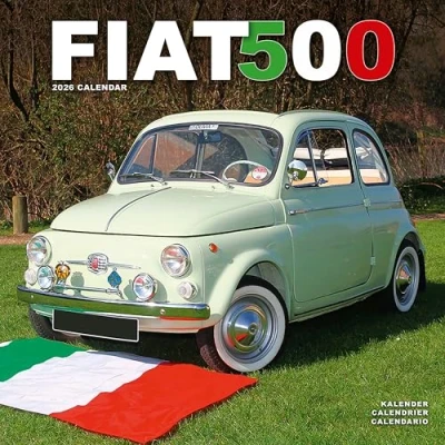 Image of Fiat 500 Calendar 2026