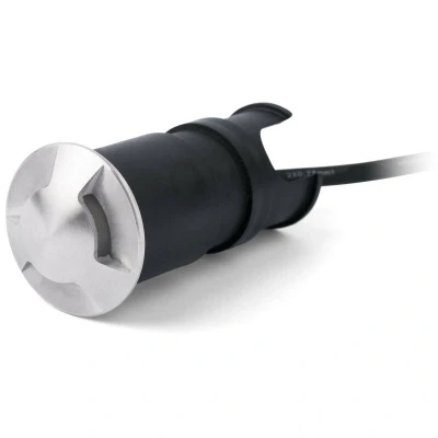 Image of Faro Lighting Kane Led Recessed Outdoor Ground Light Matt Nickel 2700K IP67 Three Direction