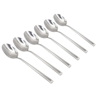 Image of Tondo Stainless Steel Dessert Spoons By Argon Tableware