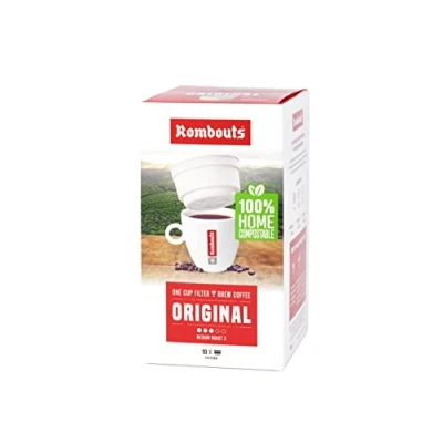Image of Rombouts Original Blend One Cup Filters 10 per Pack of 6