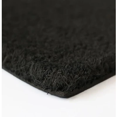 Image of COBA EUROPE Heavy Duty Coir Entrance Matting Natural, Black and Grey 17mm (Black, 1m x 0.6m (1000mm 600mm))