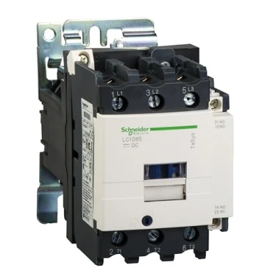 Image of Schneider LC1D95B7 Contactor 45 / 95 kW 24V AC Volt 3 N/O Poles With 1 &amp; N/C Contact Configuration