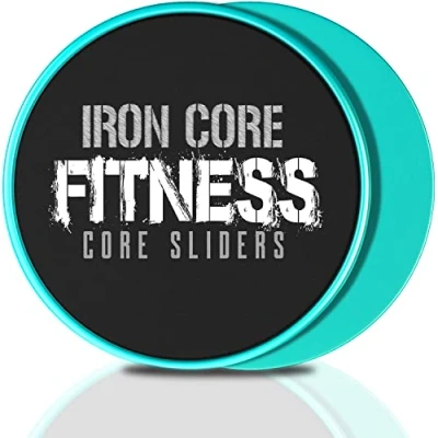 Image of Core Sliders Workout Discs Fitness Gliding for Exercise. (Aqua Blue)