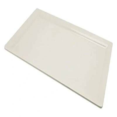Image of Genware NEV MEL11 WT Platter, 53 cm x 32 cm, White Melamine