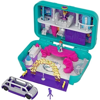 Image of Polly Pocket FRY41 &quot;Hidden Places Dance Par taay! Case&quot; Playset