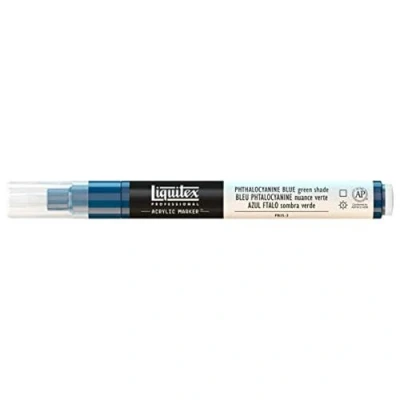Image of Liquitex 2 4 mm Fine Nib Paint Marker Phthalocyanine Blue Green Shade