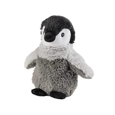 Image of Warmies Microwavable Plush, with Soothing Lavender Scent Penguin, Grey (Grau Grau)